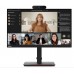 Lenovo T24m-29 23.8 Inch FHD IPS Monitor 4 ms HDMI 1.4 + DP 1.2 + DP out + USB Type-C + Ethernet 3-side borderless High Adjustment Pivot Stand - Raven Black 3 Year Warranty 63A5GAT6UK