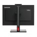 Lenovo ThinkVision T24mv-30 23.8 Inch FHD IPS Monitor 4 ms HDMI 1.4 + DP 1.2 + DP out + USB Type-C + Ethernet +Speakers ,Webcam  3-side borderless High Adjustment Pivot Stand - Raven Black 63D7UAT3UK