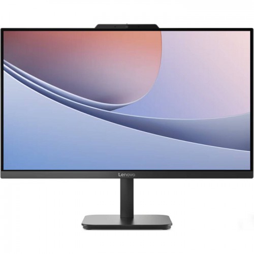 Lenovo V100, All In One Desktop PC, 23.8 Inch FHD IPS Display, Intel N100 Quad Core Processor, 8GB RAM, 256GB SSD, Intel UHD Graphics, Calliope Mouse and English (UK) Keyboard, FreeDos, Black 13BE0016GP