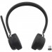 Lenovo Wireless VoIP Headset, 640 mAh Capacity, 40 mm Driver, 20 Hz-20 kHz Frequency Range, 4XD1M80020