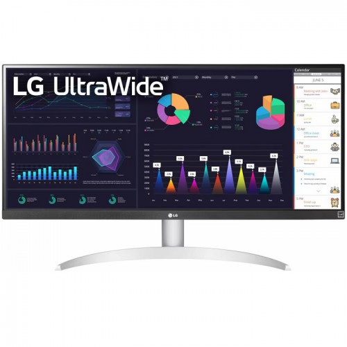 LCD Monitor 29 (WIDE) IPS WFHD (2560X1080) USB Type-C (Alt Mode)7WX2 (MAXXAUDIO)Tilt OnlyAMD FreeSync, 100HzRefresh Rate, 5ms GTG, 1ms MBR 29WQ600-W.AMA