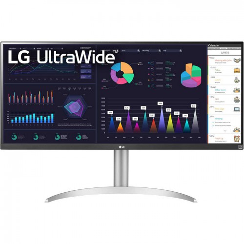 LG 34 Inch 21:9 UltraWide Full HD Monitor, USB C Type, IPS Monitor With AMD FreeSync and an Adjustable Stand 34WQ650-W.AMA