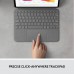 Logitech Combo Touch Keyboard Case iPad Air 4th & 5th Gen–Detachable Backlit Keyboard, Click-Anywhere Trackpad, Smart Connector, Grey-011656