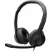Logitech H390 Wired Headset, Stereo Headphones with Noise Cancelling Microphone, USB, In Line Controls, PC/Mac/Laptop BLACK 981-000406
