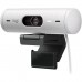 Logitech Brio 500 Full HD 1080p webcam with light correction, auto-framing, and Show Mode Off-White ‎960-001428