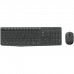 Logitech MK235 Wireless Keyboard and Mouse Combo, QWERTZ German Layout - Black