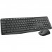 Logitech MK235 Wireless Keyboard and Mouse Combo, QWERTZ German Layout - Black