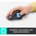 Logitech Ergo M575 Wireless Trackball Mouse, Control and Move Text, Black 910-005869