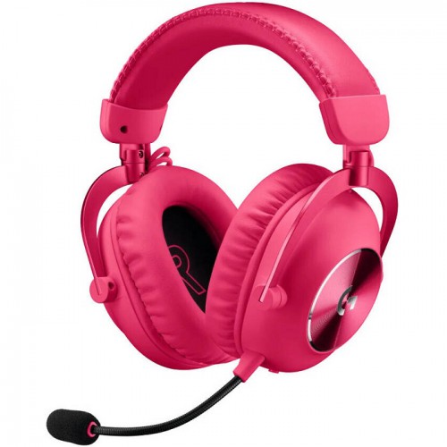 Logitech G PRO X 2 LightSpeed Wireless Gaming Headset, Pink 981-001275