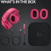 Logitech G PRO X 2 LightSpeed Wireless Gaming Headset, Pink 981-001275