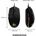 Logitech G203 Wired Gaming Mouse Black 910-005796