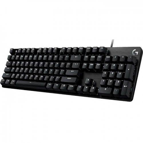Logitech G413 SE Full-Size Mechanical Gaming Keyboard–Tactile Switches, RGB Backlit, Aircraft-Grade Aluminum, US International Qwerty–Black