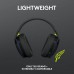 Logitech G435 Lightspeed Wireless Gaming Headset Black, Dolby Atmos, 18-Hour Playtime, Bluetooth, Compatible with PC, PS4, PS5, Switch