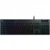 Logitech G815 LightSync RGB Mechanical Gaming Keyboard–Low-Profile GL Clicky Switches, 5 Programmable G-Keys, USB Passthrough, and Dedicated Media Controls, 009095