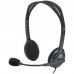 Logitech H111 3.5mm Analogue Stereo Headset with Boom Microphone - Black