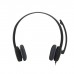 Logitech H151 Wired Headset Stereo Headphones with Rotating Noise Cancelling Microphone, 3.5 mm Audio Jack
