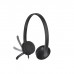 Logitech H340 USB Headset with Noise-Cancelling Mic for Internet Calls and Music Black Color 981-000475