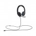 Logitech H540 Wired Headset, Stereo Headphone with Noise-Cancelling Microphone