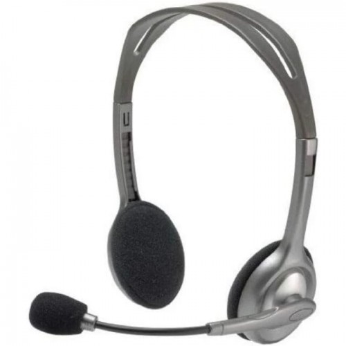Logitech Stereo Headset H110 Silver, 981-000271, H110 Stereo Headset, Wired
