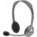 Logitech Stereo Headset H110 Silver, 981-000271, H110 Stereo Headset, Wired