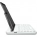 Logitech K480 Bluetooth Multi-Device Keyboard Switch typing between your computer, phone and tablet White 920-006381