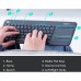 Logitech K400 Plus Wireless Livingroom Keyboard with Touchpad for Home Theatre PC Connected to TV, Customizable Multi-Media Keys, Windows, Android, Laptop/Tablet, Arabic Keyboard - Black