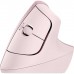 Logitech Lift Vertical Ergonomic Mouse Day-long comfort, great for small to medium-sized hands Pink 910-006478