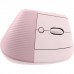 Logitech Lift Vertical Ergonomic Mouse Day-long comfort, great for small to medium-sized hands Pink 910-006478