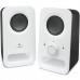 Logitech Z150 Stereo Speakers Clear Stereo Sound White 980-000815
