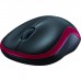 Logitech M185 Wireless Mouse, Red 910-002237/910-002240