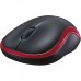 Logitech M185 Wireless Mouse, Red 910-002237/910-002240