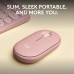 Logitech M350 Pebble Wireless Mouse, Bluetooth or Wi-Fi with USB Mini-Receiver Pink 910-005717