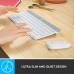Logitech MK470 Slim Wireless Keyboard and Mouse Combo Ultra-slim, compact, and quiet wireless keyboard and mouse White 920-009205
