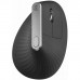 Logitech MX Vertical Ergonomic Wireless Mouse, Multi-Device, Bluetooth or 2.4GHz Wireless with USB Unifying Receiver, 4000 DPI Optical Tracking, 4 Buttons, Fast Charging, Laptop/PC/Mac/iPad OS- Black