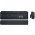 Logitech MX Keys Combo for Business Gen 2, MagSpeed, English-Arabic Layout, Wireless Connectivity, Black, 920-010934