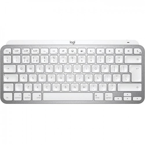 Logitech Mx Keys Mini Minimalist Wireless Illuminated Keyboard Pale Gray 920-010526