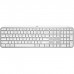 Logitech MX Keys S Advanced Wireless Illuminated Keyboard, Bluetooth Low Energy Tehcnology or Logi Bolt USB Receiver, English (US) Layout, Pale Gray 920-011564