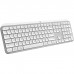 Logitech MX Keys S Advanced Wireless Illuminated Keyboard, Bluetooth Low Energy Tehcnology or Logi Bolt USB Receiver, English (US) Layout, Pale Gray 920-011564