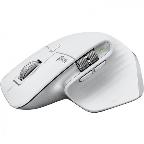Logitech MX Master 3S for Mac Wireless Mouse, MagSpeed Electromagnetic Scrolling, Up to 70 Days Battery, Pale Gray 910-006572
