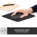 Logitech Mouse Pad - Studio Series, Computer Mouse Mat with Anti-Slip Rubber Base, Easy Gliding, Spill-Resistant Surface, Durable Materials, Portable, in a Fresh Modern Design, Graphite