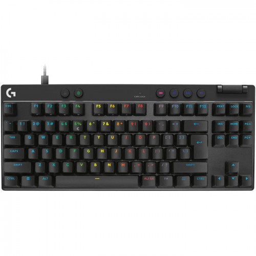 Logitech Pro X TKL Rapid Wired Gaming Keyboard- Analog Switches Black 920-013233