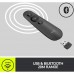 Logitech R500s Laser Presentation Remote Clicker with Dual Connectivity Bluetooth or USB for Powerpoint, Keynote, Google Slides, Wireless Presenter - Graphite