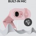 Logitech Brio 100 Full HD 1080p webcam with auto-light balance, integrated privacy shutter, and built-in mic Rose 960-001623