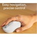 Logitech M196 Bluetooth Wireless Mouse, Compact and Portable Mouse for Laptops, Tablets and More, 12-Month Battery, Smooth Tracking, Compatible With PC and Mac, Windows and macOS - Off White