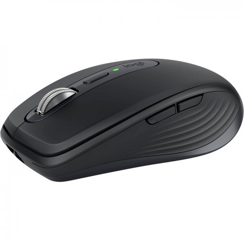 Logitech MX Anywhere 3S Compact Wireless Mouse, Fast Scrolling, 8K DPI Any-Surface Tracking, Quiet Clicks, Programmable Buttons, USB C, Bluetooth, Windows PC, Linux, Chrome, Mac - Graphite
