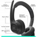 Logitech Zone 300 Wireless Bluetooth Headset–Noise-Cancelling Microphone, Multi-OS Compatibility (Windows/Mac/Android/iOS), 20-Hour Battery–Midnight Black