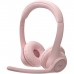 Logitech Zone 300 Wireless Bluetooth Headset – Noise-Cancelling Microphone, Multi-OS Compatibility (Windows/Mac/Android/iOS), 20-Hour Battery–Rose