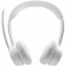 Logitech Zone 300 Wireless Bluetooth Headset–Noise-Cancelling Microphone, Multi-OS Compatibility (Windows/Mac/Android/iOS), 20-Hour Battery–Off White