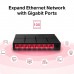 Mercusys MS108G 8-Port 10/100/1,000 Mbps Desktop Switch