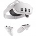 Meta Quest 3 Advanced VR Headset White, 512GB Storage, 2064×2208 Resolution Per Eye, Ring-Free Touch Plus Controllers, TruTouch Haptic Feedback, 3D Spatial Audio, Adjustable Strap